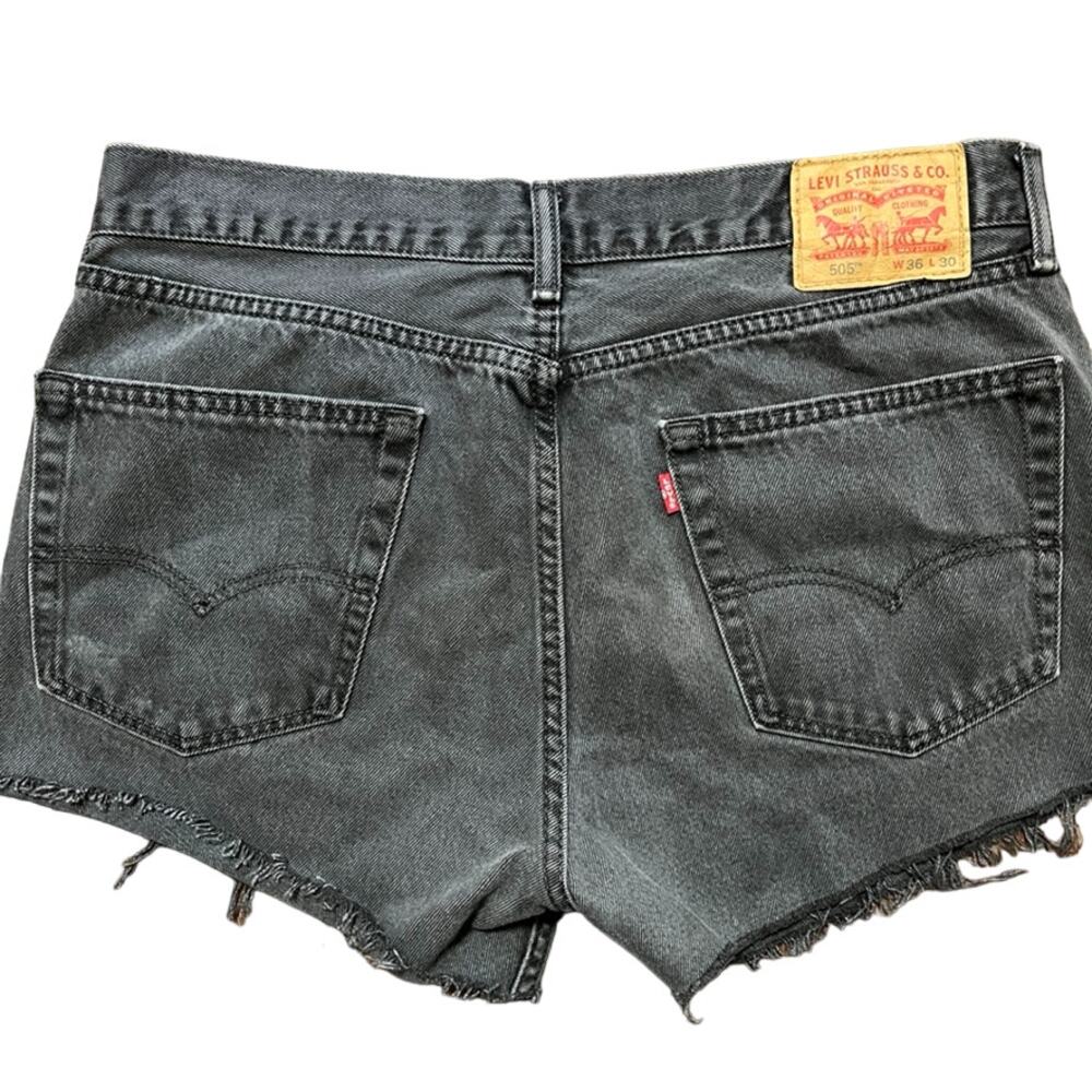 Levi's Black Jean Shorts